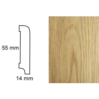 Listwa przypodłogowa dąb CP55x14 R10 lakier